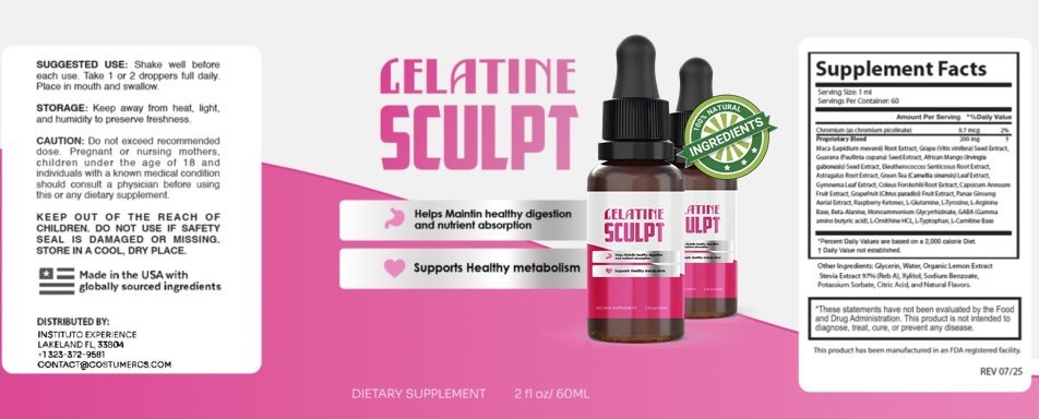 Gelatine Sculpt Ingredients